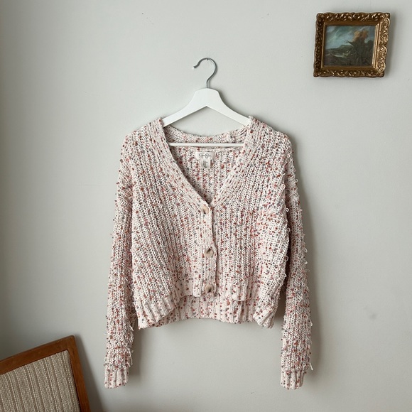 Jessica Simpson Sweaters - Jessica Simpson Confetti Knit Cropped Cardigan